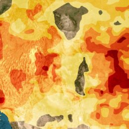 Map of western United States showing drought intensity from Climate Mapping for Resilience and Adaptation Portal