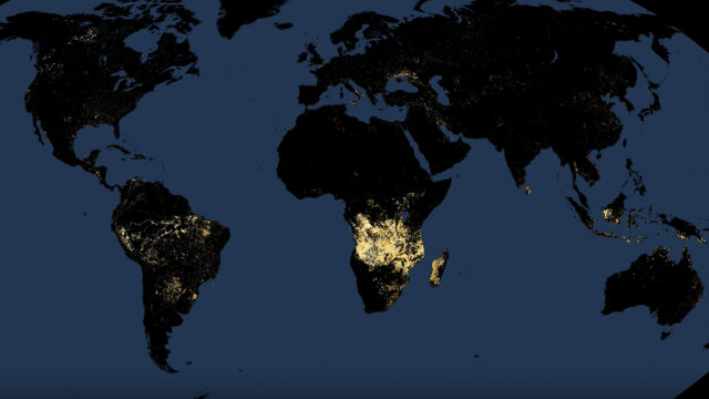 Map showing fires across Earth in October 2023