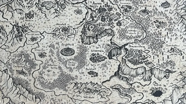 Maps showcase the geography of our world...and world's of the imagination.