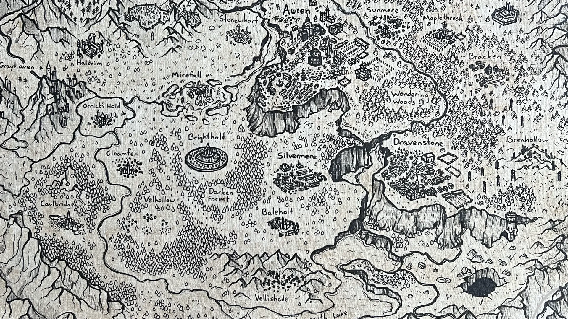 Maps showcase the geography of our world...and world's of the imagination.