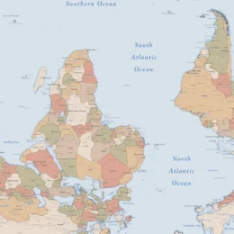 There is no such thing as a right side up map.