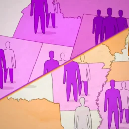 Thumbnail of map showing relative voting power by state.