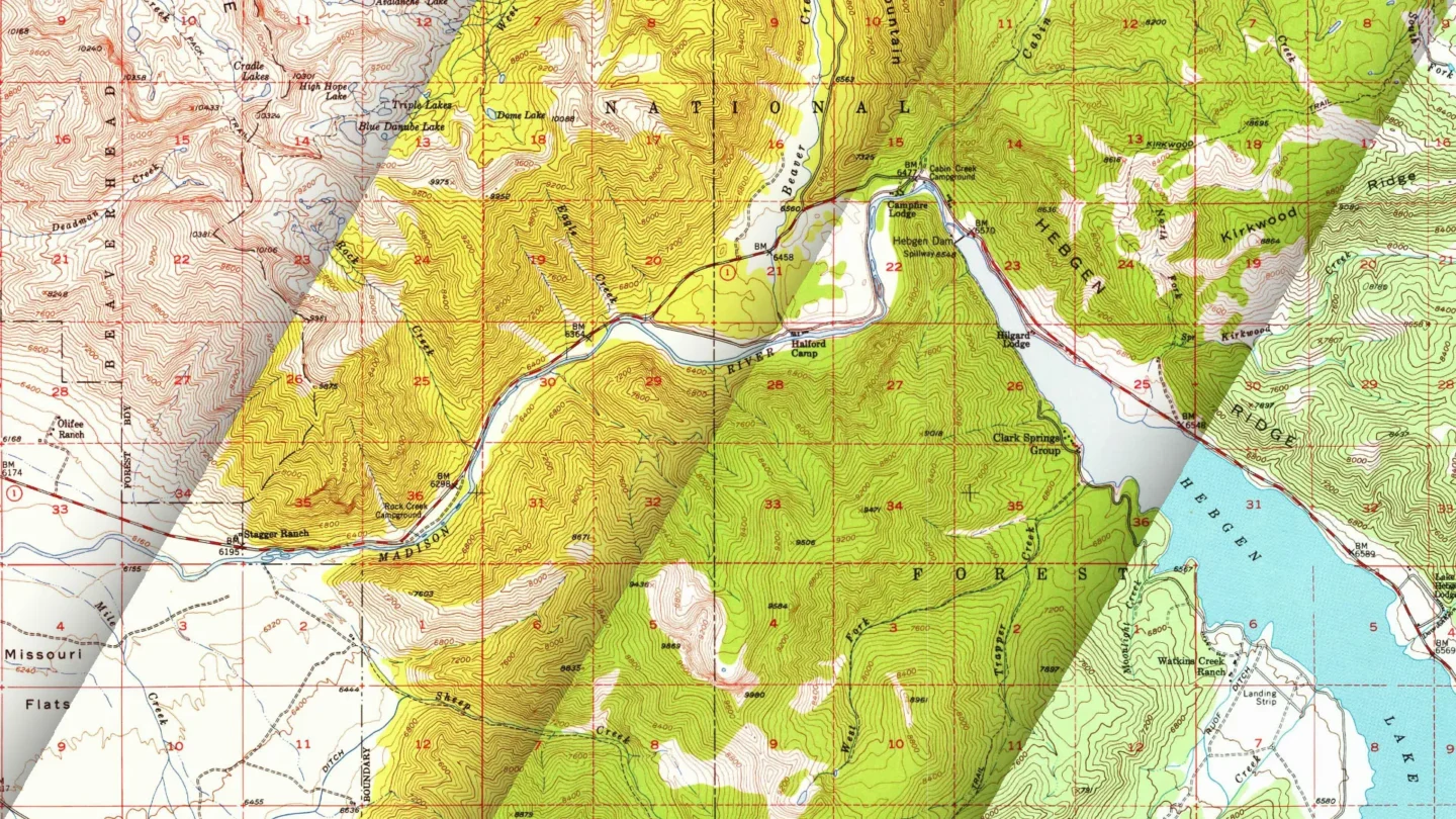 The cartography and design of USGS topographic maps has changed over time.